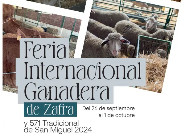 Cartel anunciador de la Feria de Zafra 2024.