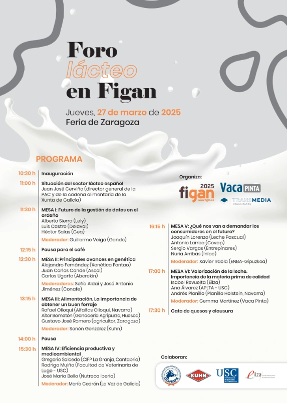 Programa del Foro Lácteo de FIGAN.